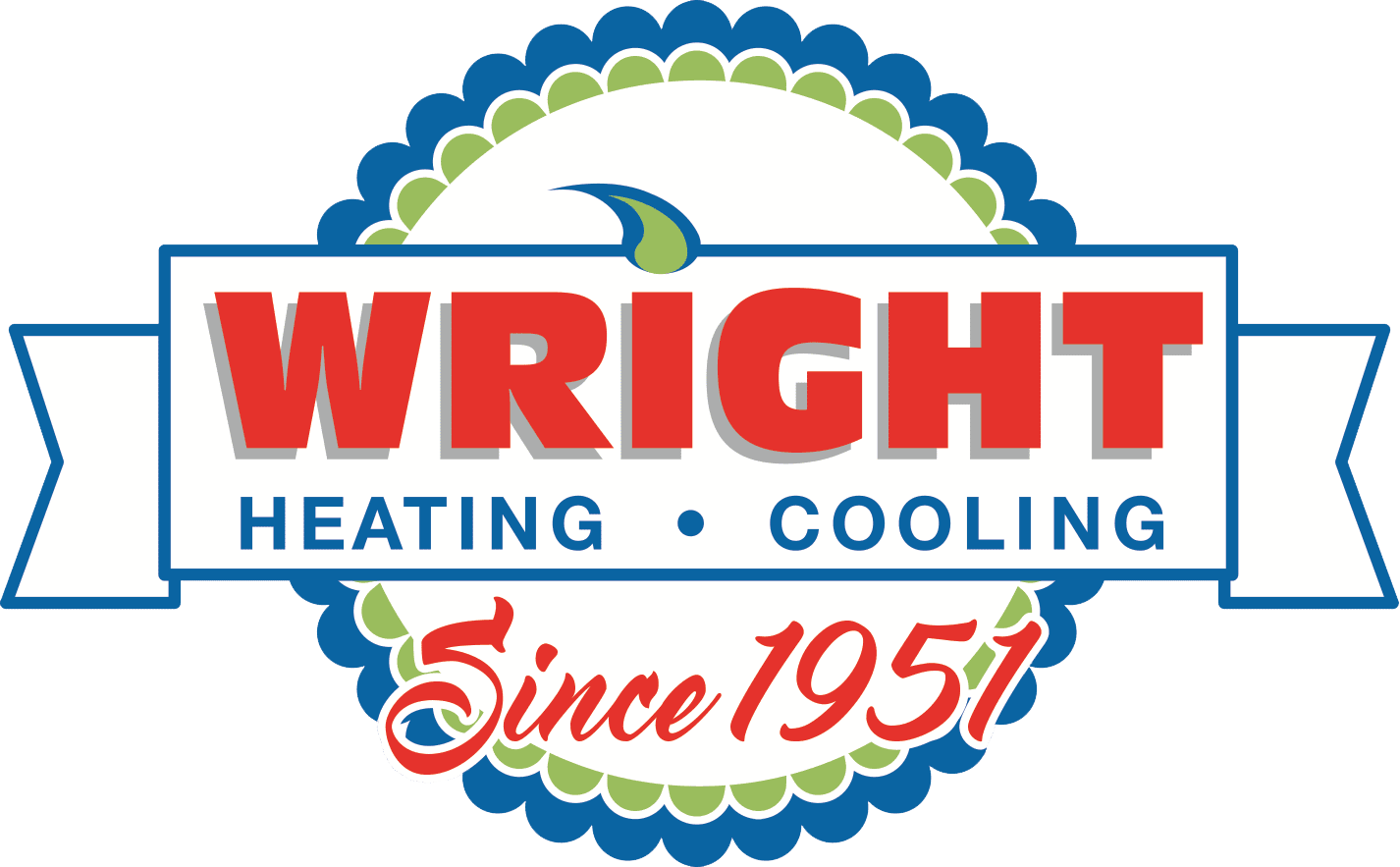 Wright Heating & Cooling Logo